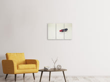 Laden Sie das Bild in den Galerie-Viewer, Leinwandbild 3-teilig Der Lippenstift