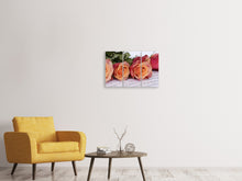 Laden Sie das Bild in den Galerie-Viewer, Leinwandbild 3-teilig Noten der Liebe