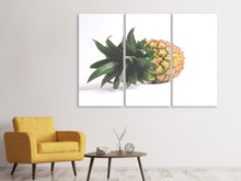 Laden Sie das Bild in den Galerie-Viewer, Leinwandbild 3-teilig XL Ananas