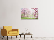 Laden Sie das Bild in den Galerie-Viewer, Leinwandbild 3-teilig Schöne Magnolien