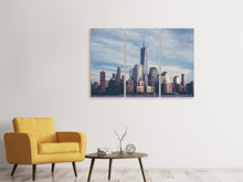 Laden Sie das Bild in den Galerie-Viewer, Leinwandbild 3-teilig Wolken am World Trade Center