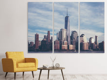 Laden Sie das Bild in den Galerie-Viewer, Leinwandbild 3-teilig Wolken am World Trade Center
