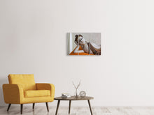 Laden Sie das Bild in den Galerie-Viewer, Leinwandbild 3-teilig Eine Buddha Skulptur