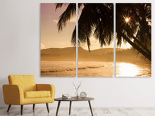 Laden Sie das Bild in den Galerie-Viewer, Leinwandbild 3-teilig Mein Lieblingsplatz am Strand