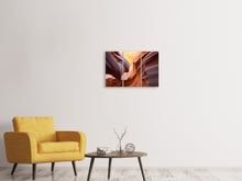 Laden Sie das Bild in den Galerie-Viewer, Leinwandbild 3-teilig Grossartiger Antelope Canyon