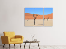 Laden Sie das Bild in den Galerie-Viewer, Leinwandbild 3-teilig Sossusvlei Namibia