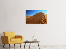 Laden Sie das Bild in den Galerie-Viewer, Leinwandbild 3-teilig Wüstenwanderung in Namibia