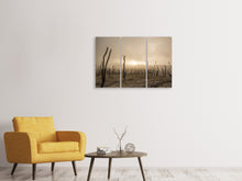 Laden Sie das Bild in den Galerie-Viewer, Leinwandbild 3-teilig Totes Land