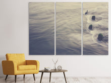 Laden Sie das Bild in den Galerie-Viewer, Leinwandbild 3-teilig Das mystische Meer