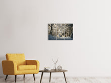 Laden Sie das Bild in den Galerie-Viewer, Leinwandbild 3-teilig Ein Winter Traum