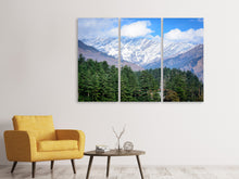 Laden Sie das Bild in den Galerie-Viewer, Leinwandbild 3-teilig Ausblick auf Manali