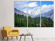 Laden Sie das Bild in den Galerie-Viewer, Leinwandbild 3-teilig Ausblick auf Manali