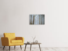 Laden Sie das Bild in den Galerie-Viewer, Leinwandbild 3-teilig Wald im Winter