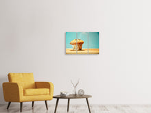 Laden Sie das Bild in den Galerie-Viewer, Leinwandbild 3-teilig Ein Muffin