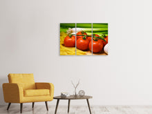 Laden Sie das Bild in den Galerie-Viewer, Leinwandbild 3-teilig Alles für Pasta