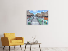 Laden Sie das Bild in den Galerie-Viewer, Leinwandbild 3-teilig Bora Bora