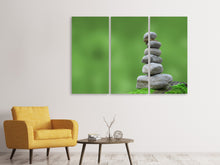 Laden Sie das Bild in den Galerie-Viewer, Leinwandbild 3-teilig XL Zen