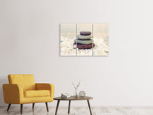 Laden Sie das Bild in den Galerie-Viewer, Leinwandbild 3-teilig Stone Balance