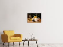 Laden Sie das Bild in den Galerie-Viewer, Leinwandbild 3-teilig Wellness Behandlung