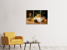 Laden Sie das Bild in den Galerie-Viewer, Leinwandbild 3-teilig Wellness Behandlung