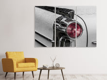 Laden Sie das Bild in den Galerie-Viewer, Leinwandbild 3-teilig Oldtimer Rückleuchte