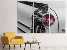 Laden Sie das Bild in den Galerie-Viewer, Leinwandbild 3-teilig Oldtimer Rückleuchte