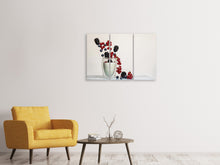 Laden Sie das Bild in den Galerie-Viewer, Leinwandbild 3-teilig Joghurt mit Beeren