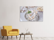 Laden Sie das Bild in den Galerie-Viewer, Leinwandbild 3-teilig Mandeln zur Hochzeit