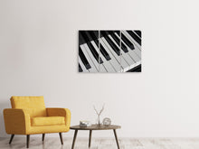 Laden Sie das Bild in den Galerie-Viewer, Leinwandbild 3-teilig Close up Klavier