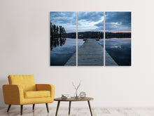 Laden Sie das Bild in den Galerie-Viewer, Leinwandbild 3-teilig Zum anderen Ufer