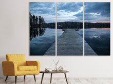 Laden Sie das Bild in den Galerie-Viewer, Leinwandbild 3-teilig Zum anderen Ufer