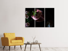 Laden Sie das Bild in den Galerie-Viewer, Leinwandbild 3-teilig Kir Royal