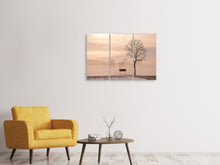 Laden Sie das Bild in den Galerie-Viewer, Leinwandbild 3-teilig Mystische Stimmung in der Natur