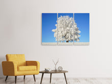 Laden Sie das Bild in den Galerie-Viewer, Leinwandbild 3-teilig Winter Baum