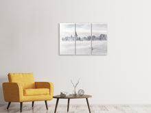 Laden Sie das Bild in den Galerie-Viewer, Leinwandbild 3-teilig Gmunden Schloss Ort