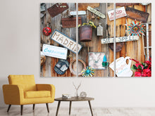 Laden Sie das Bild in den Galerie-Viewer, Leinwandbild 3-teilig Kreativer Coffee shop