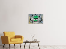 Laden Sie das Bild in den Galerie-Viewer, Leinwandbild 3-teilig Graffiti Tiger