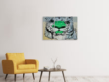 Laden Sie das Bild in den Galerie-Viewer, Leinwandbild 3-teilig Graffiti Tiger