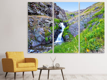 Laden Sie das Bild in den Galerie-Viewer, Leinwandbild 3-teilig Bergfluss