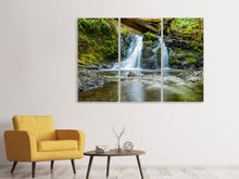 Laden Sie das Bild in den Galerie-Viewer, Leinwandbild 3-teilig Die Wege des Wassers