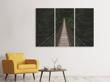 Laden Sie das Bild in den Galerie-Viewer, Leinwandbild 3-teilig Spannende Brücke