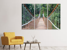 Laden Sie das Bild in den Galerie-Viewer, Leinwandbild 3-teilig Brücke für Mutige