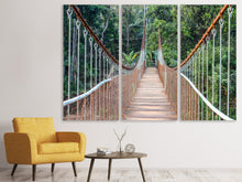 Laden Sie das Bild in den Galerie-Viewer, Leinwandbild 3-teilig Brücke für Mutige