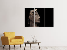 Laden Sie das Bild in den Galerie-Viewer, Leinwandbild 3-teilig Antike Skulptur