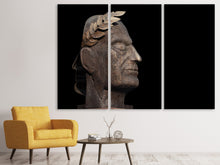 Laden Sie das Bild in den Galerie-Viewer, Leinwandbild 3-teilig Antike Skulptur