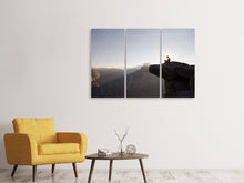 Laden Sie das Bild in den Galerie-Viewer, Leinwandbild 3-teilig Inspiration Berge