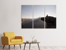 Laden Sie das Bild in den Galerie-Viewer, Leinwandbild 3-teilig Inspiration Berge