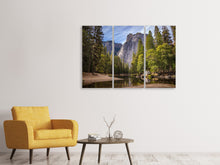 Laden Sie das Bild in den Galerie-Viewer, Leinwandbild 3-teilig Bestes Bergpanorama
