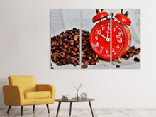 Laden Sie das Bild in den Galerie-Viewer, Leinwandbild 3-teilig Meine Kaffeepause