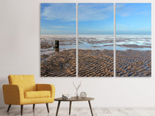 Laden Sie das Bild in den Galerie-Viewer, Leinwandbild 3-teilig Die Nordsee